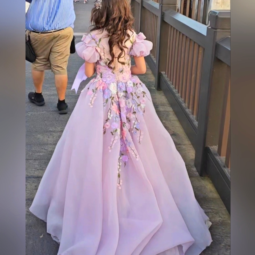Flower girl dress Lilac
